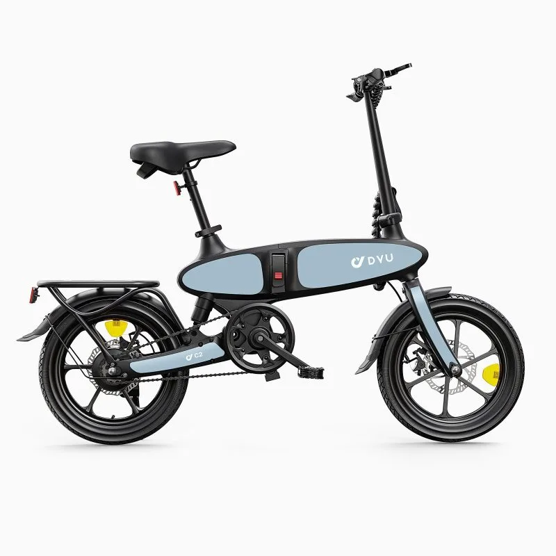 DYU C2 16in Folding E-Bike, 250W, 40KM Range