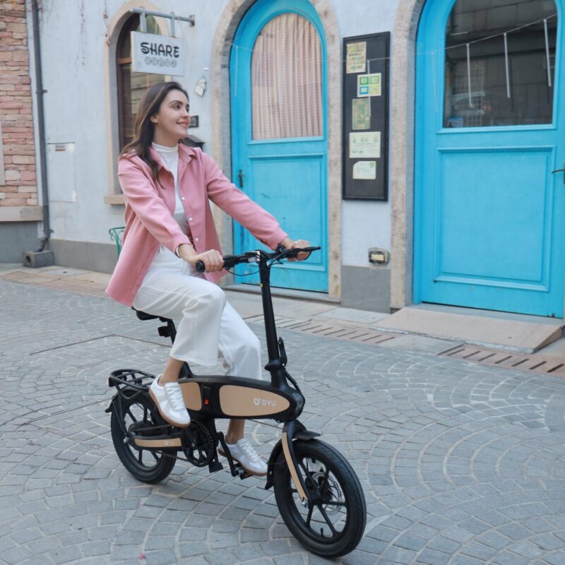 DYU C2 16in Folding E-Bike, 250W, 40KM Range 8