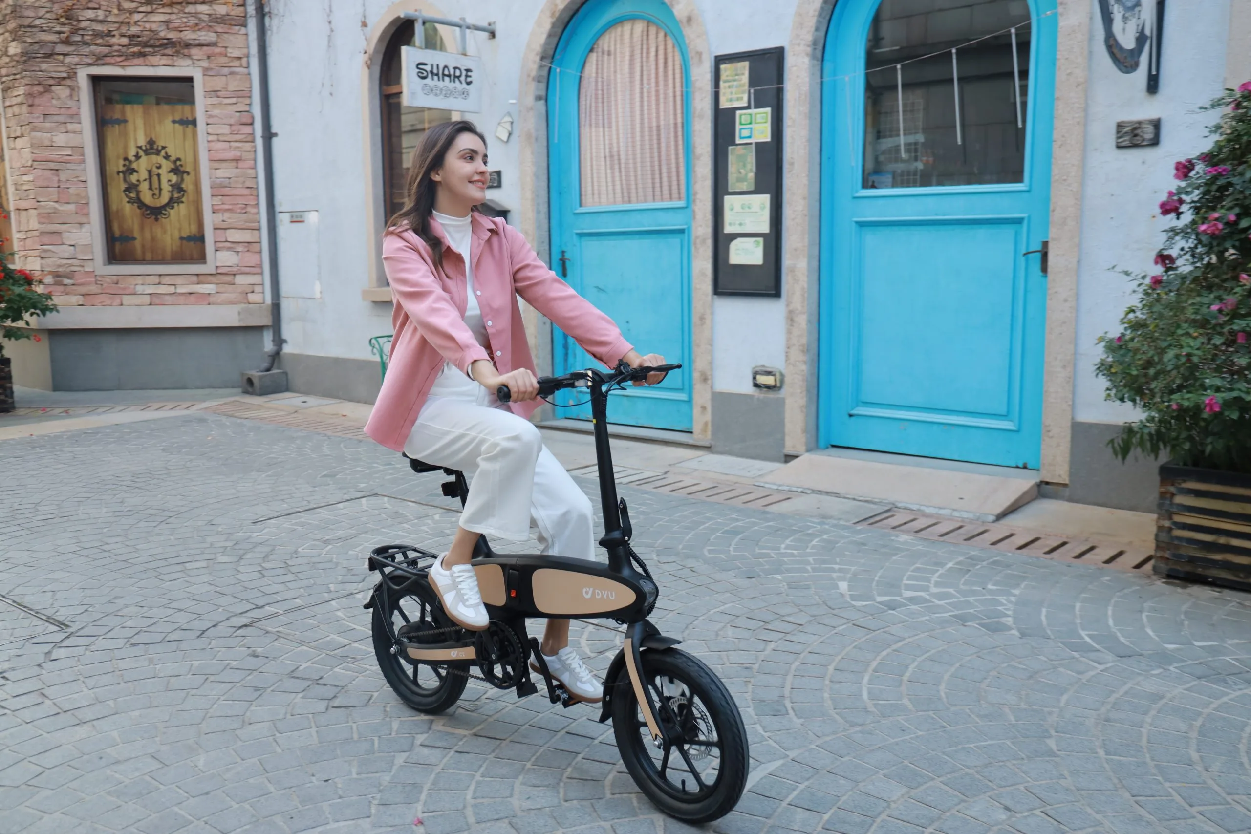 DYU C2 16in Folding E-Bike, 250W, 40KM Range 9 DYU C2 16in Folding E-Bike, 250W, 40KM Range - Image 9