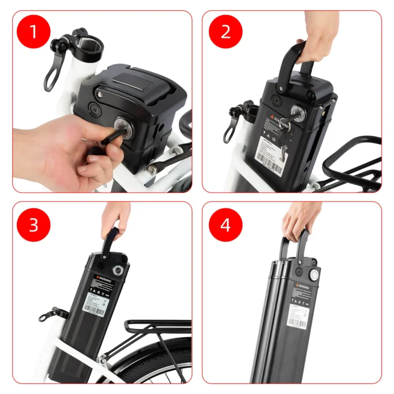 DYU C6 26in City E-Bike, 250W, 60KM Range 3