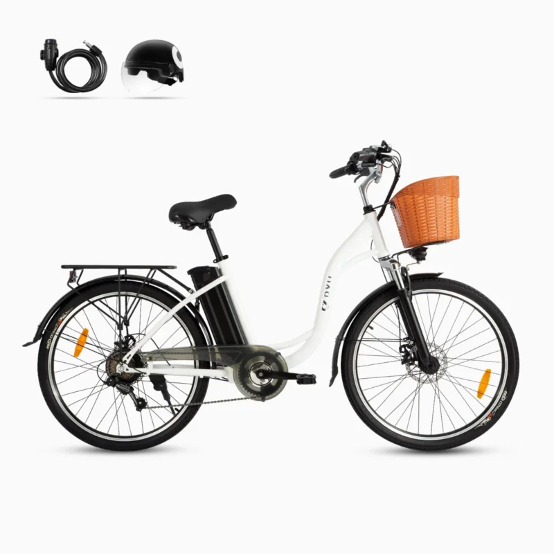 DYU C6 26in City E-Bike, 250W, 60KM Range 6