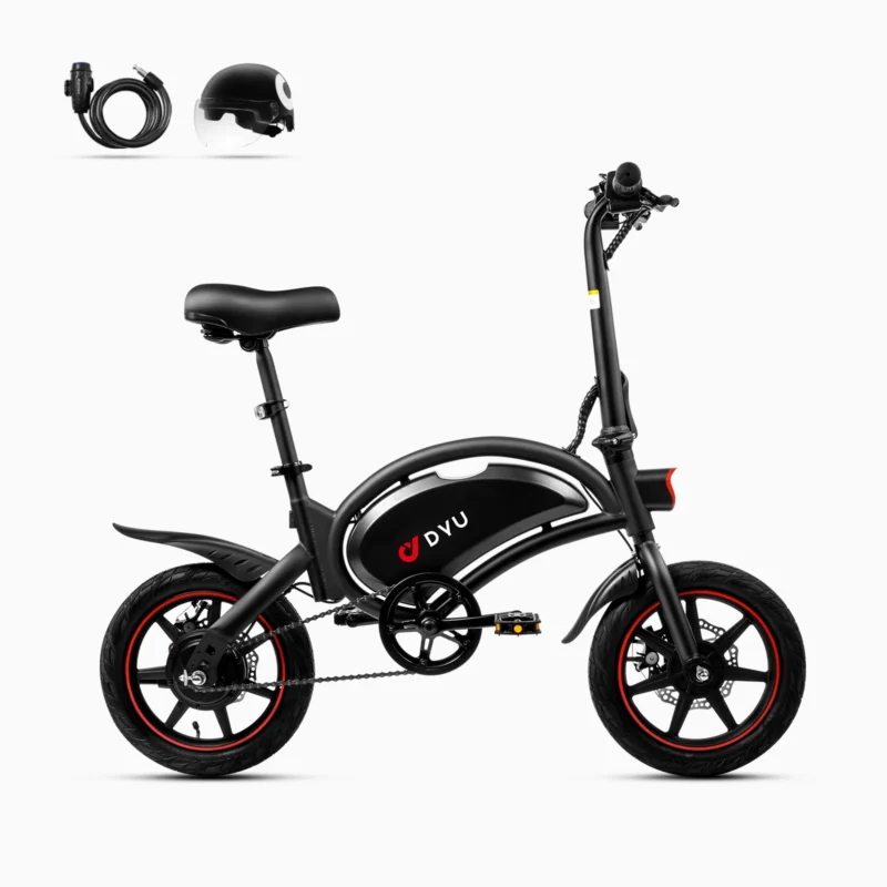 DYU D3F 14in Mini Folding E-Bike, 250W, 60KM Range 6