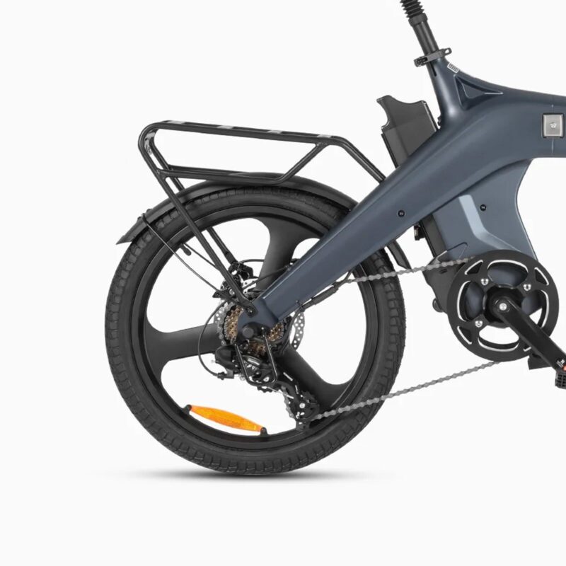 Alternative view of DYU T1 Rear Rack for E-Bikes, Heavy-Duty Alloy