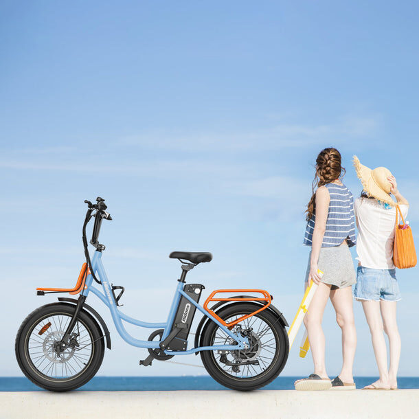 Alternative view of Hidoes C6 350W Electric Commuter E-Bike with Passenger Seat – Compact, Efficient, and Stylish