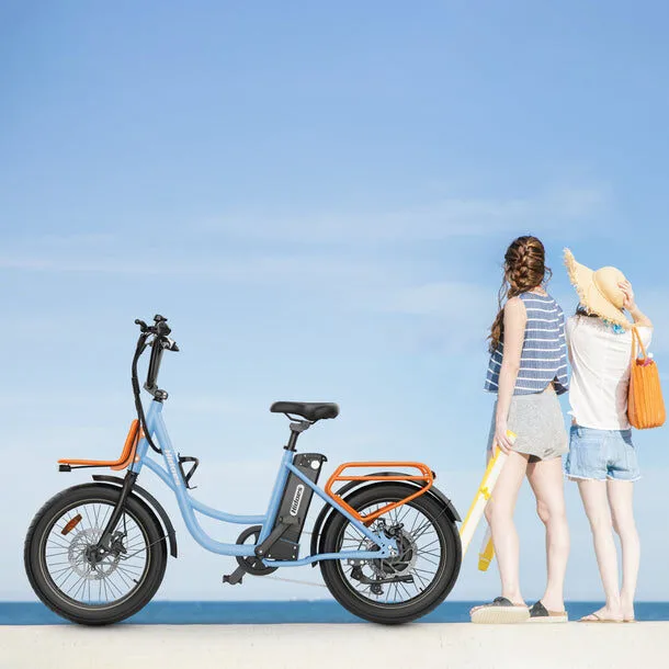 Alternative view of Hidoes C6 350W Electric Commuter E-Bike with Passenger Seat – Compact, Efficient, and Stylish