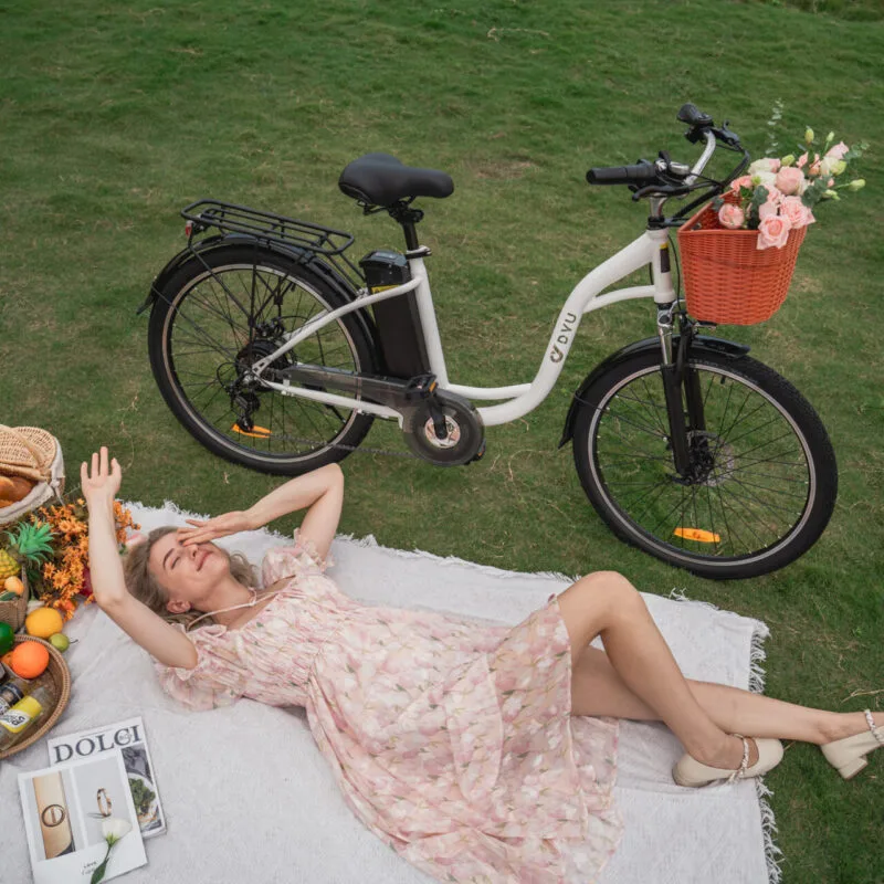 DYU C6 26in City E-Bike, 250W, 60KM Range 10