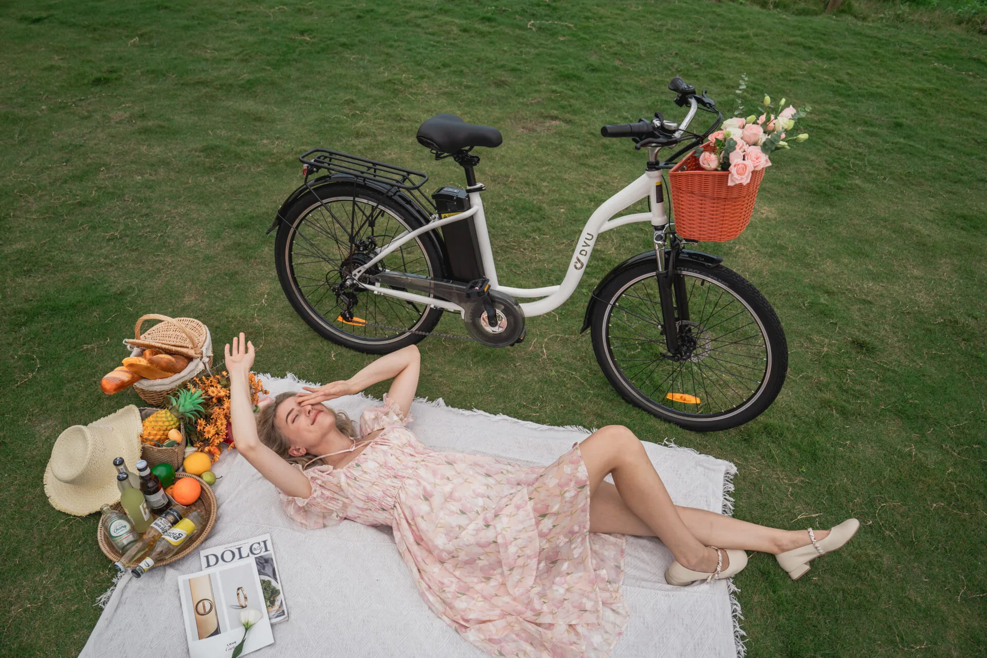 DYU C6 26in City E-Bike, 250W, 60KM Range - Image 11
