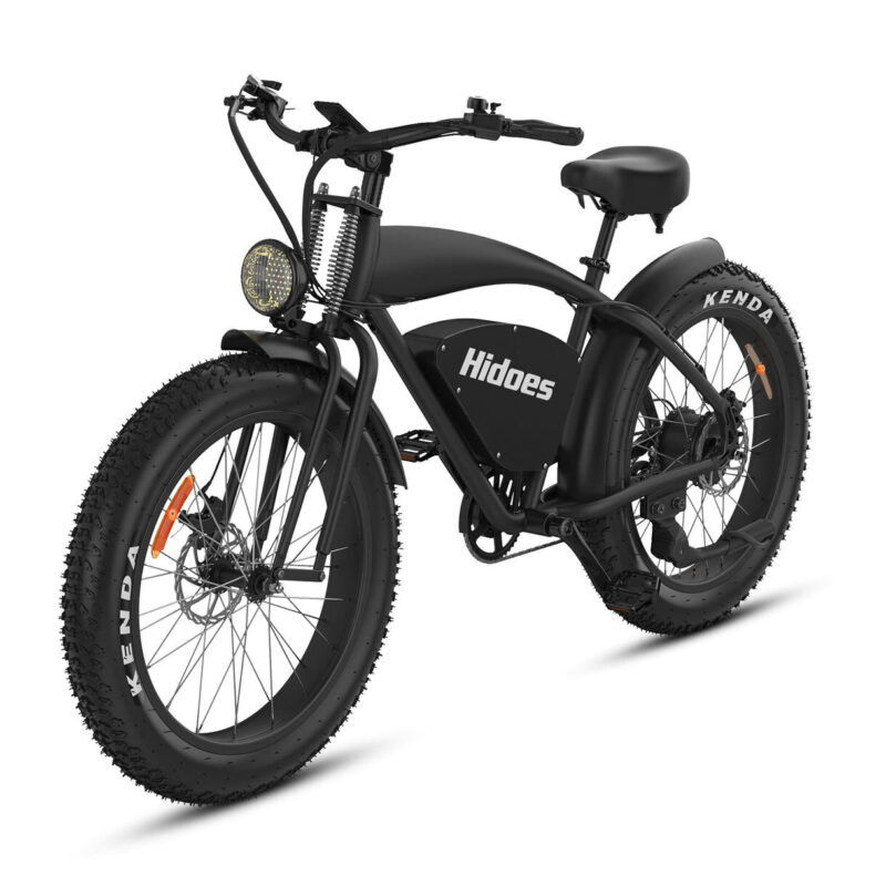 Hidoes B3 1200W Electric Bike - Retro Vintage Fat Tire E-Bike for Adventure and City Rides 4