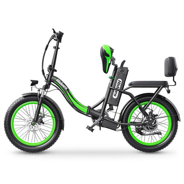 Hidoes C1 750W Folding Electric Bike – Dual Seat, Long-Range, Compact Power 5 Hidoes C1 750W Folding Electric Bike – Dual Seat, Long-Range, Compact Power - Image 5