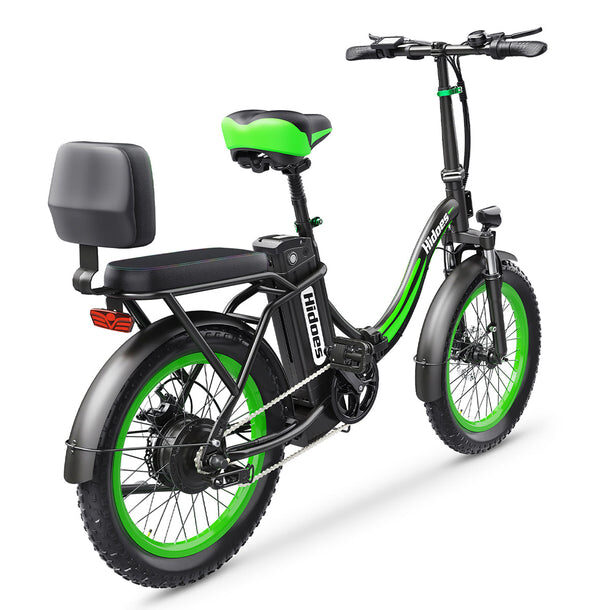 Hidoes C1 750W Folding Electric Bike – Dual Seat, Long-Range, Compact Power 4 Hidoes C1 750W Folding Electric Bike – Dual Seat, Long-Range, Compact Power - Image 4