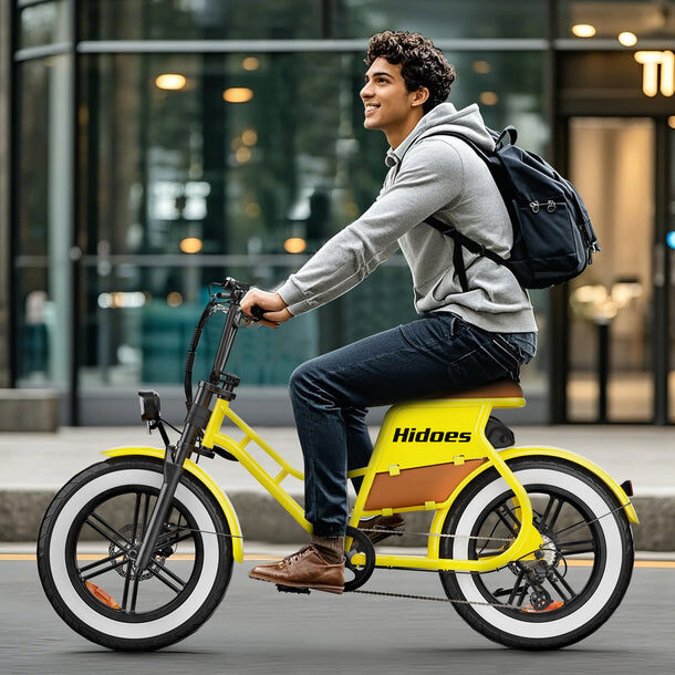 Alternative view of Hidoes C8 700W Fat Tire Electric Bike – Powerful 50-Mile Range Urban Commuter