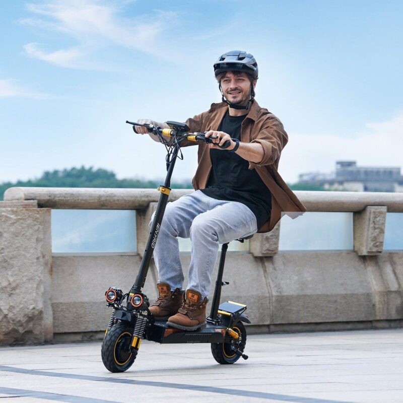 Alternative view of iENYRID ES6 2000W Off-Road Electric Scooter – 55KM Range