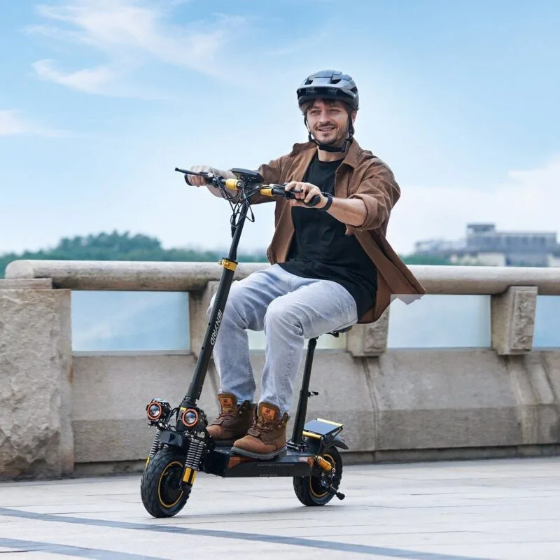 Alternative view of iENYRID ES6 2000W Off-Road Electric Scooter – 55KM Range
