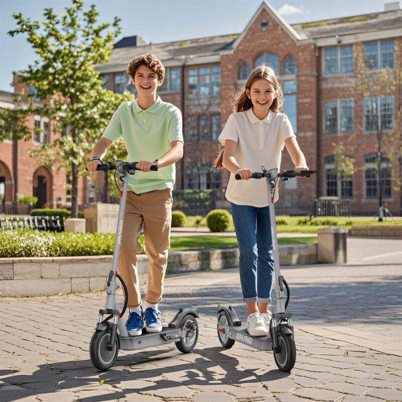 Alternative view of iENYRID M1 500W Folding Electric Scooter – Smart App Control, Dual Brakes, Off-Road Tires