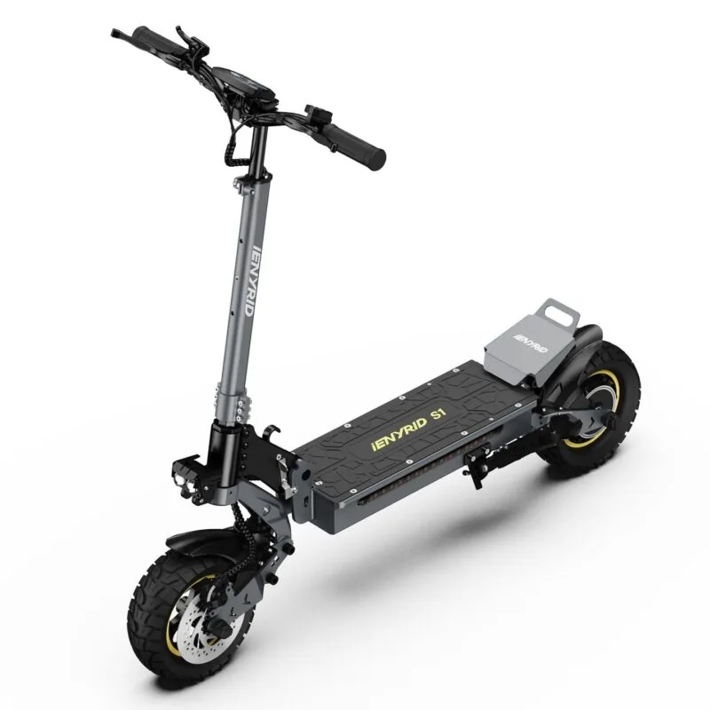 iENYRID S1 700W Off-Road Electric Scooter – 40KM Range, Dual Suspension, Fat Tyres