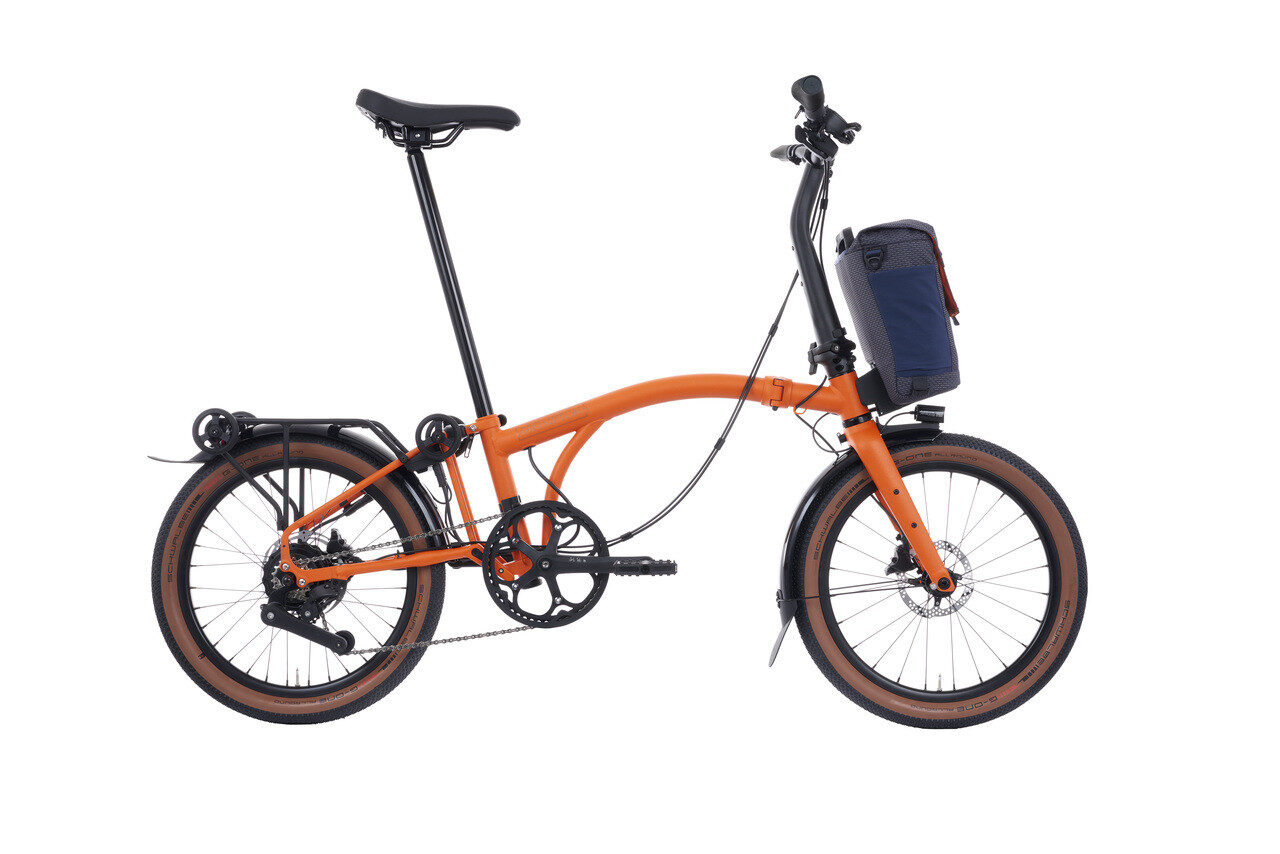Brompton Electric G Line with Roller Frame - 4-Speed Folding E-Bike with Hydraulic Disc Brakes 1 Brompton Electric G Line with Roller Frame - 4-Speed Folding E-Bike with Hydraulic Disc Brakes