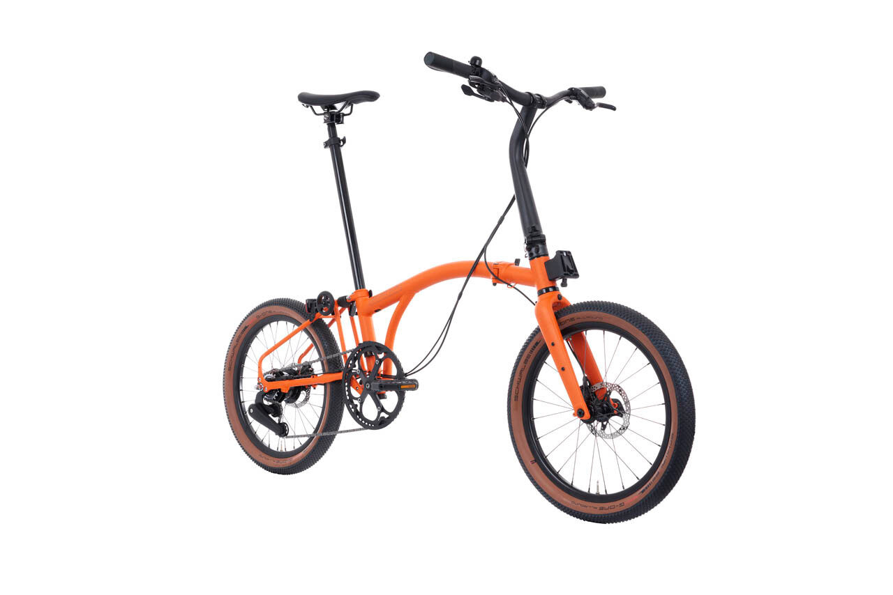 Brompton G Line 8-Speed Folding Bike - Adventure Orange, Medium Size 3 Brompton G Line 8-Speed Folding Bike - Adventure Orange, Medium Size - Image 3