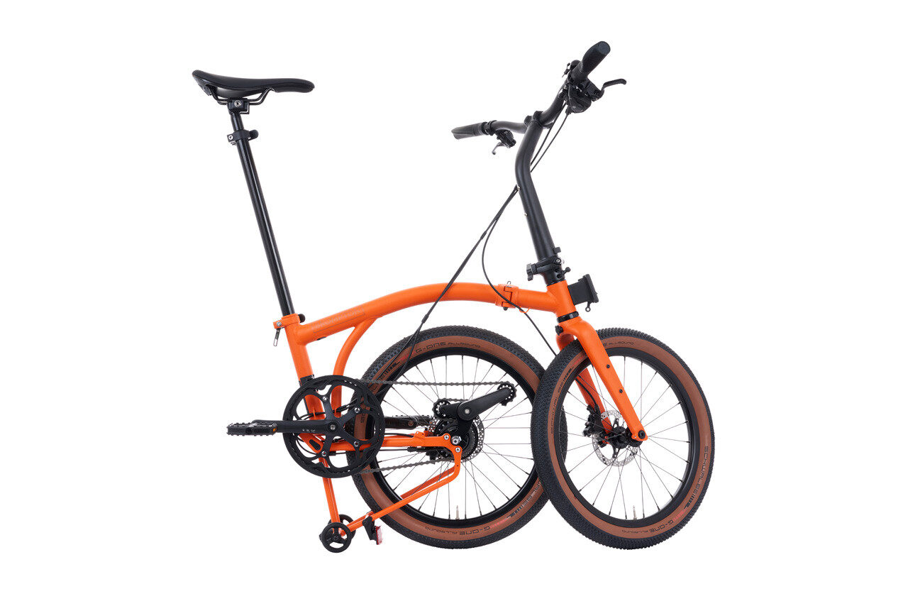 Brompton G Line 8-Speed Folding Bike - Adventure Orange, Medium Size 4 Brompton G Line 8-Speed Folding Bike - Adventure Orange, Medium Size - Image 4