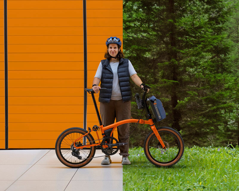 Brompton G Line 8-Speed Folding Bike - Adventure Orange, Medium Size 12 Brompton G Line 8-Speed Folding Bike - Adventure Orange, Medium Size 5