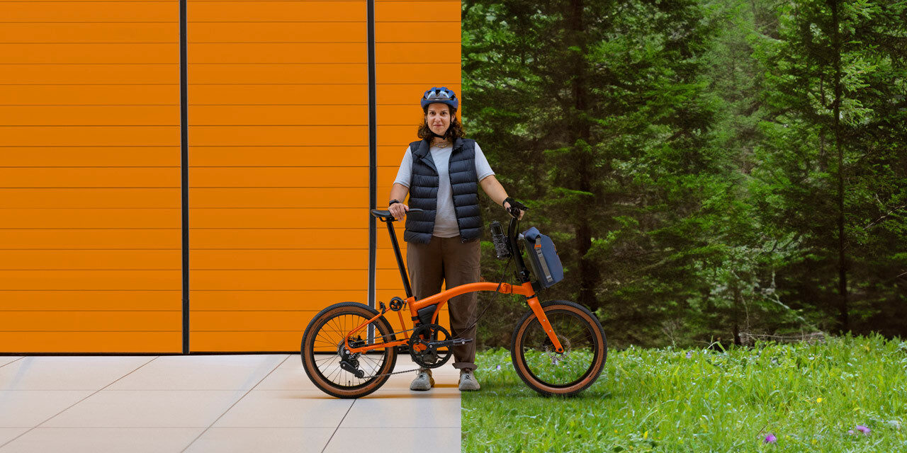 Brompton G Line 8-Speed Folding Bike - Adventure Orange, Medium Size 6 Brompton G Line 8-Speed Folding Bike - Adventure Orange, Medium Size - Image 6