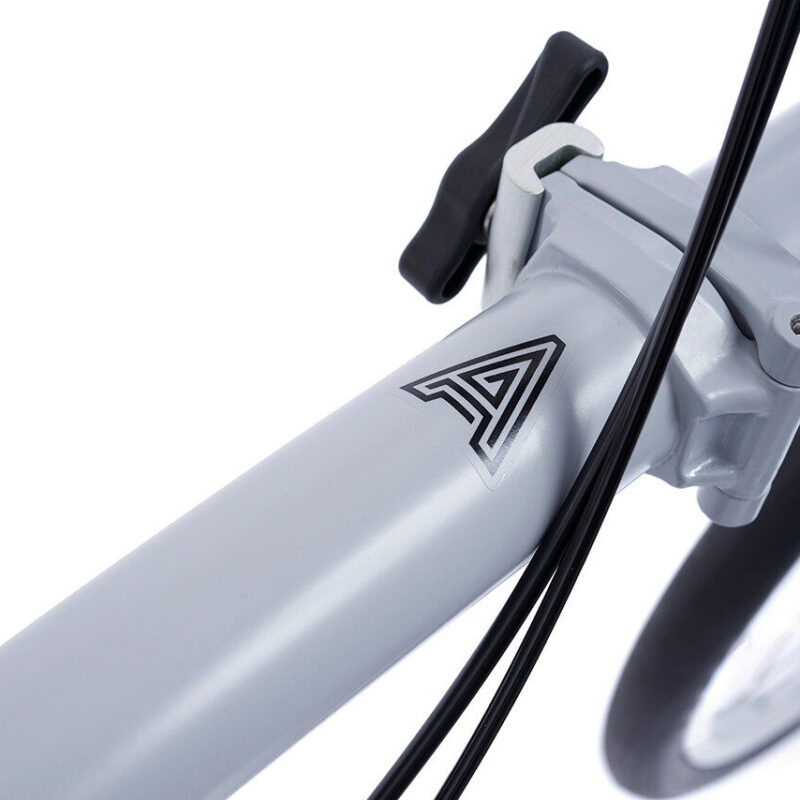 Brompton A Line 3-Speed Folding Bike | Window Grey/Turkish Green, Mid Handlebar 11 Brompton A Line 3-Speed Folding Bike | Window Grey/Turkish Green, Mid Handlebar 5