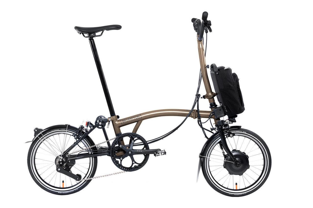 Brompton P Line Urban Electric Folding Bike – 4-Speed 1 Brompton P Line Urban Electric Folding Bike – 4-Speed