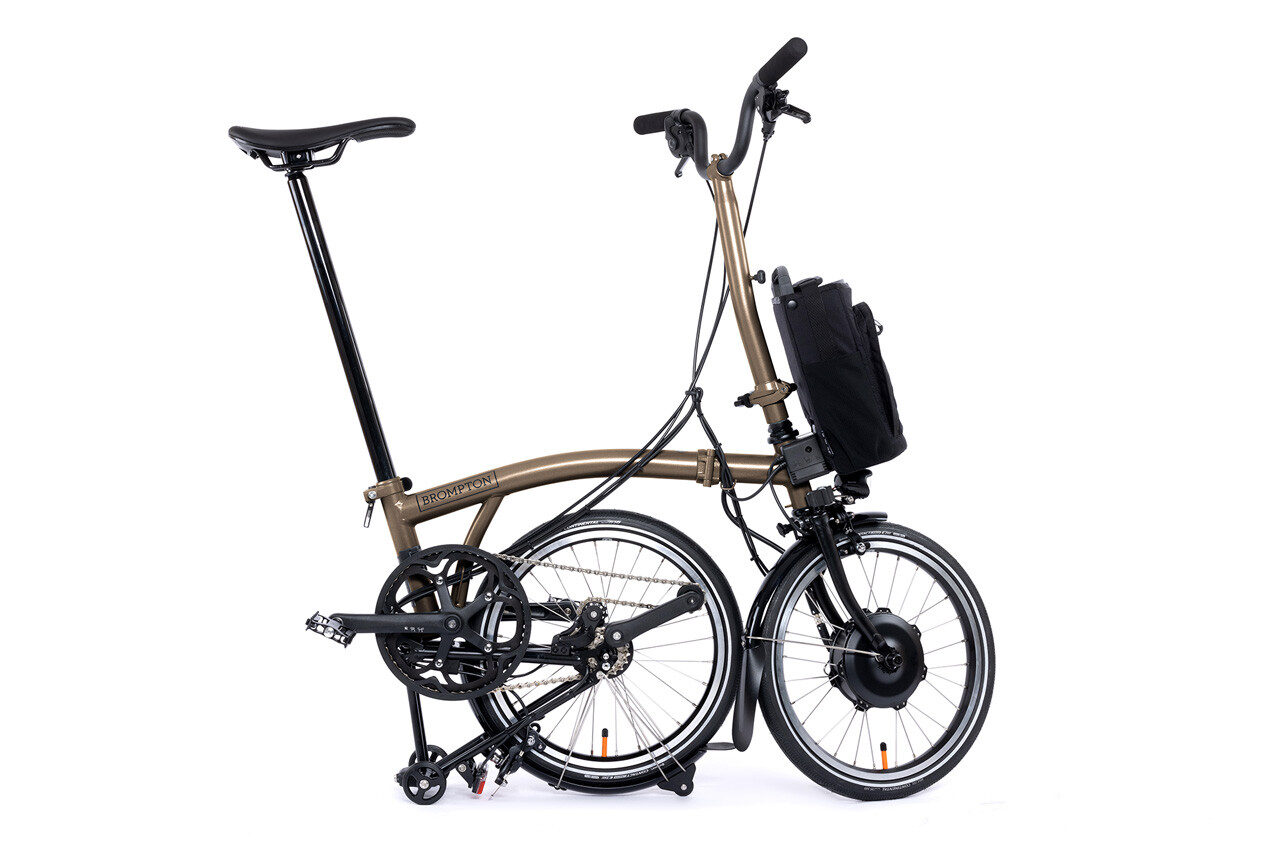 Brompton P Line Urban Electric Folding Bike – 4-Speed 4 Brompton P Line Urban Electric Folding Bike – 4-Speed - Image 4