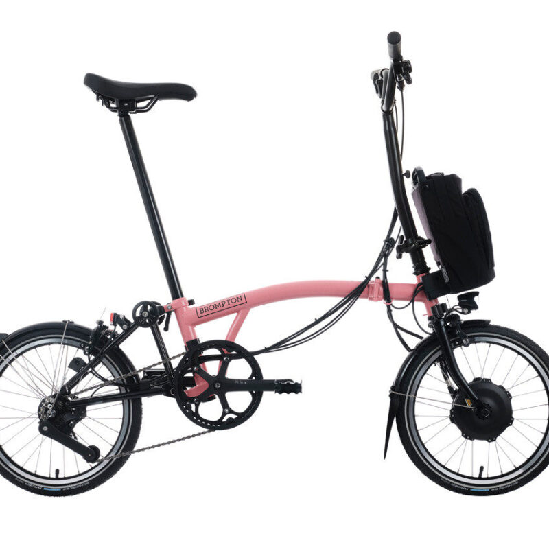 Brompton Electric C Line Explore – 12-Speed Folding E-Bike | 45-Mile Range, Smart Pedal Assist, Compact Design