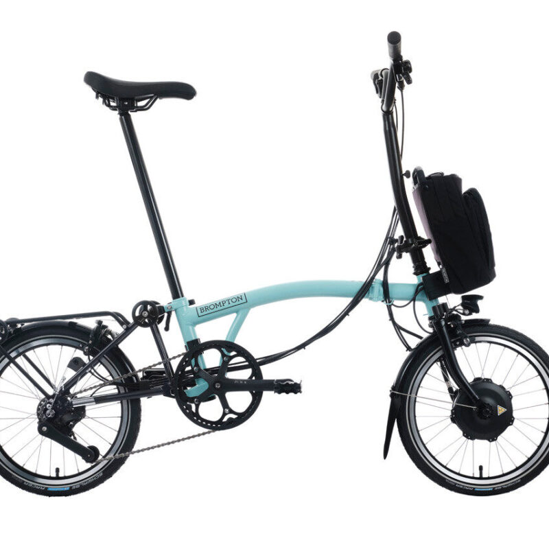 Brompton Electric C Line Explore 12‑Speed Folding E‑Bike – Roller Frame