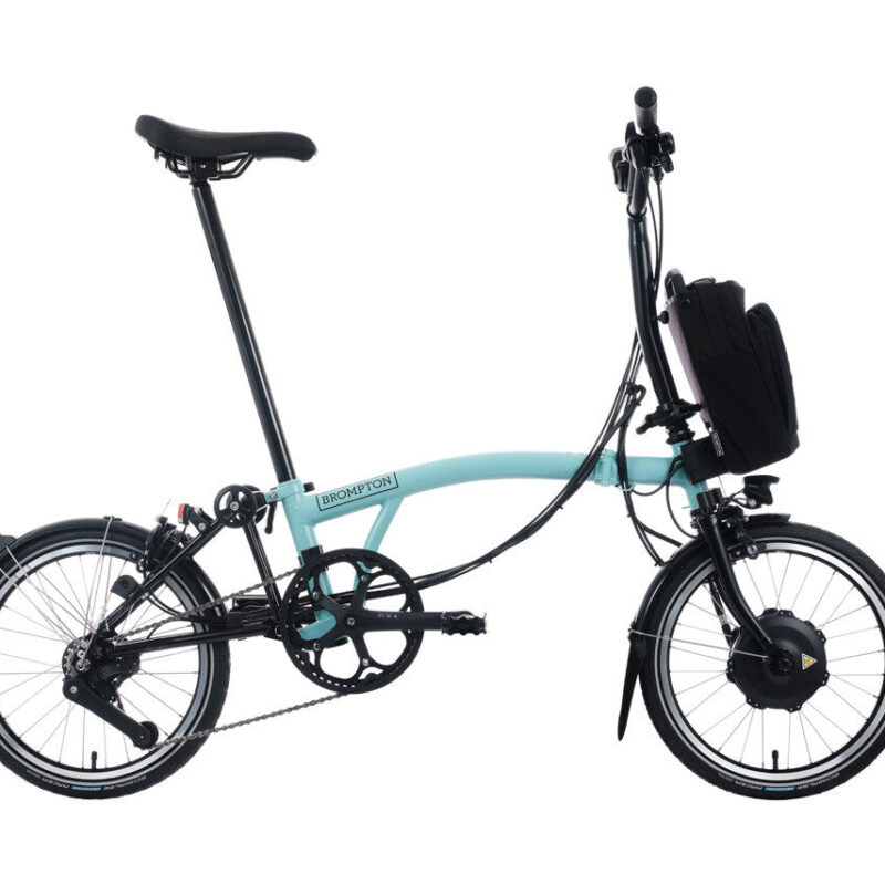 Brompton Electric C Line 4-Speed Urban Folding Bike - 45 Mile Range, Smart Pedal Assist
