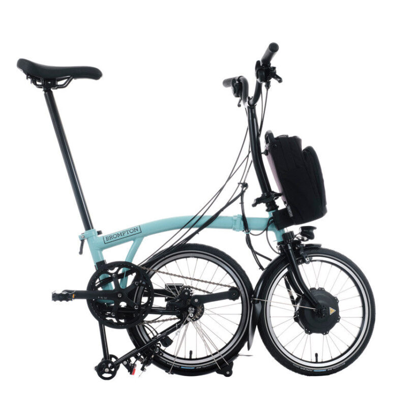 Brompton Electric C Line 4-Speed Urban Folding Bike - 45 Mile Range, Smart Pedal Assist 3