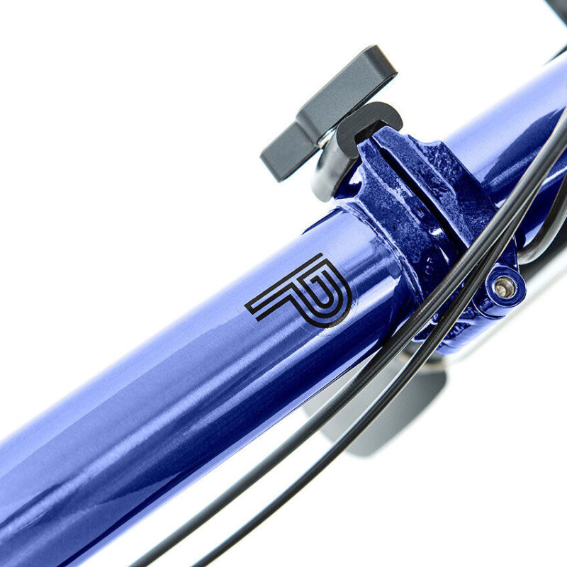 Brompton P Line 4-Speed Urban Folding Bike | Midnight Black, Titanium Frame 17 Brompton P Line 4-Speed Urban Folding Bike | Midnight Black, Titanium Frame 8