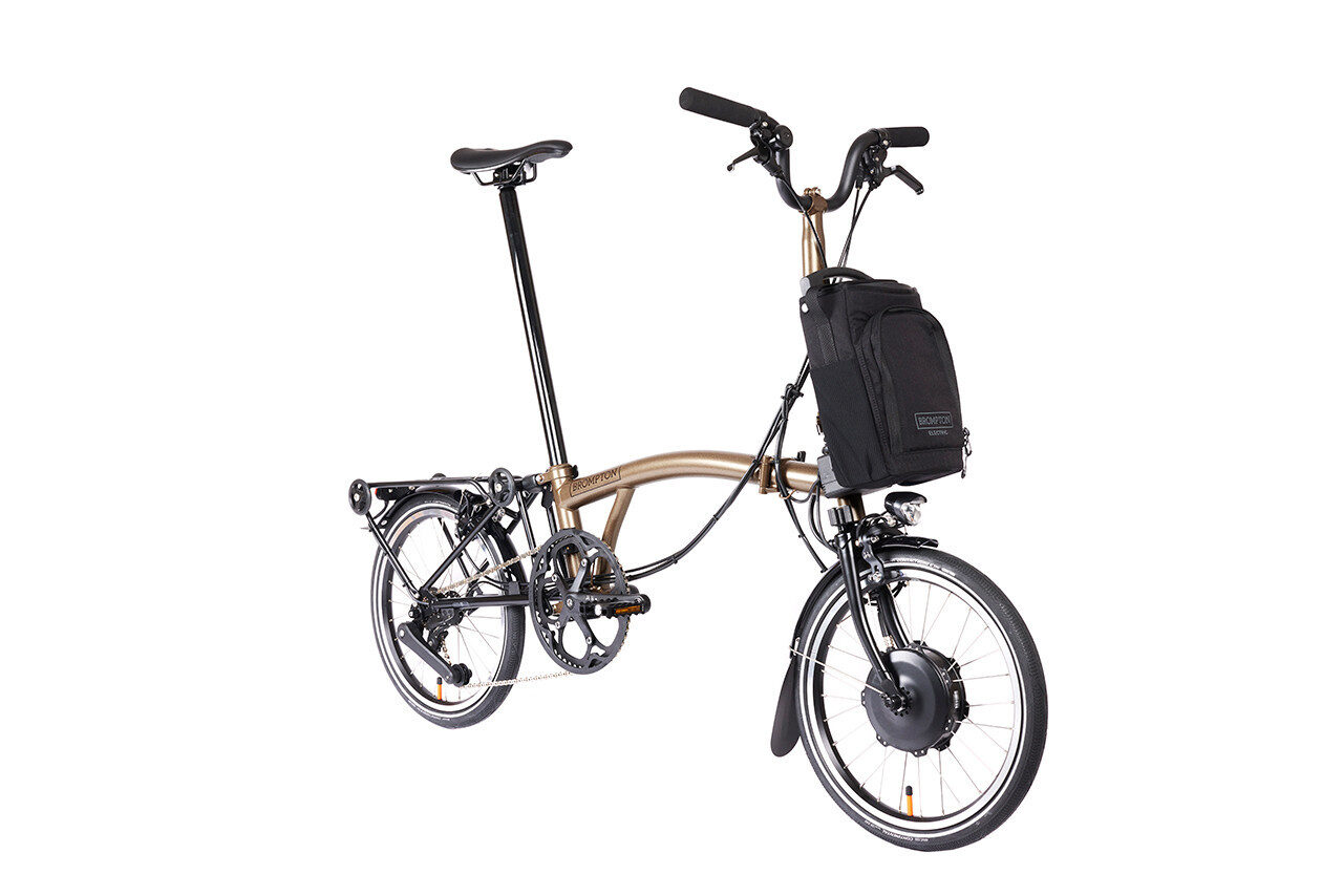 Brompton Electric P Line Urban – 4-Speed Lightweight Folding E-Bike with Roller Rack 3 Brompton Electric P Line Urban – 4-Speed Lightweight Folding E-Bike with Roller Rack - Image 3