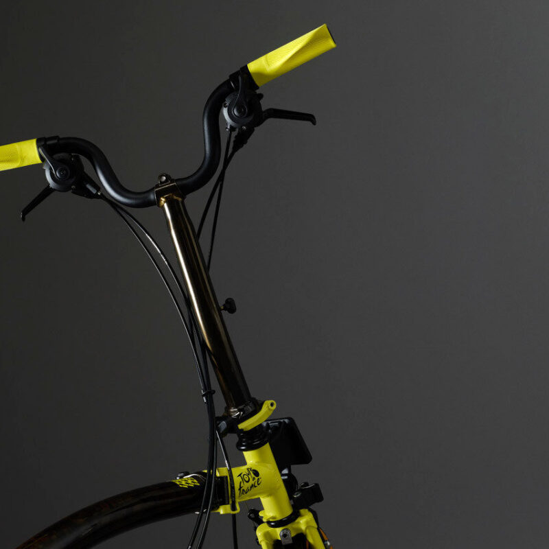 Brompton x Tour de France C Line 6-Speed Folding Bike - Leaders Yellow, Mid Handlebars 13 Brompton x Tour de France C Line 6-Speed Folding Bike - Leaders Yellow, Mid Handlebars 2