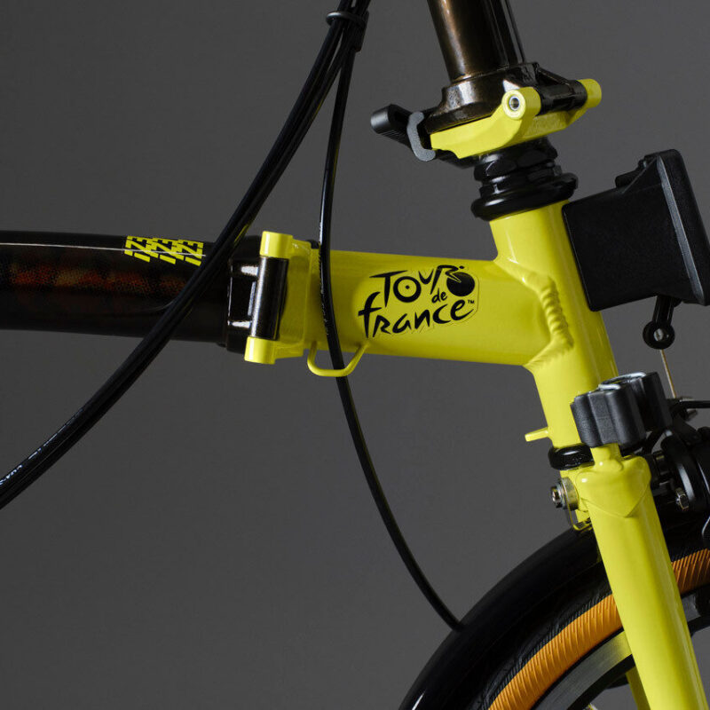 Brompton x Tour de France C Line 6-Speed Folding Bike - Leaders Yellow, Mid Handlebars 18 Brompton x Tour de France C Line 6-Speed Folding Bike - Leaders Yellow, Mid Handlebars 7