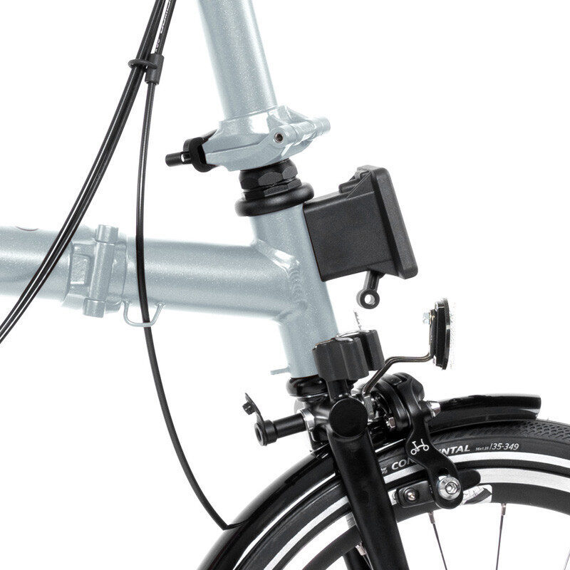 Brompton P Line 12-Speed Folding Bike | Lightweight Titanium, 12 Gears, Lunar Ice 14 Brompton P Line 12-Speed Folding Bike | Lightweight Titanium, 12 Gears, Lunar Ice 5