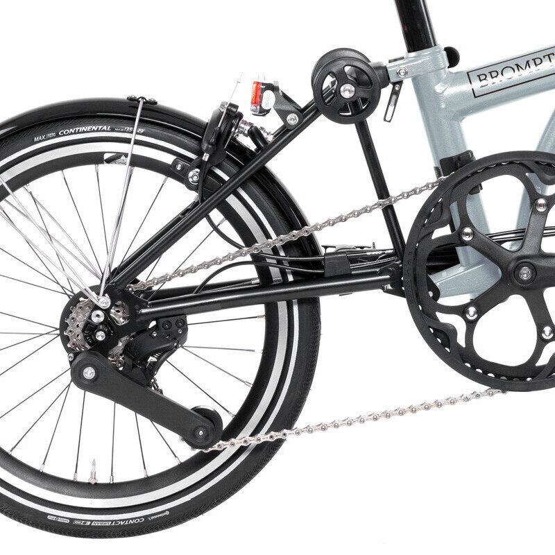 Brompton P Line 12-Speed Folding Bike | Lightweight Titanium, 12 Gears, Lunar Ice 15 Brompton P Line 12-Speed Folding Bike | Lightweight Titanium, 12 Gears, Lunar Ice 6