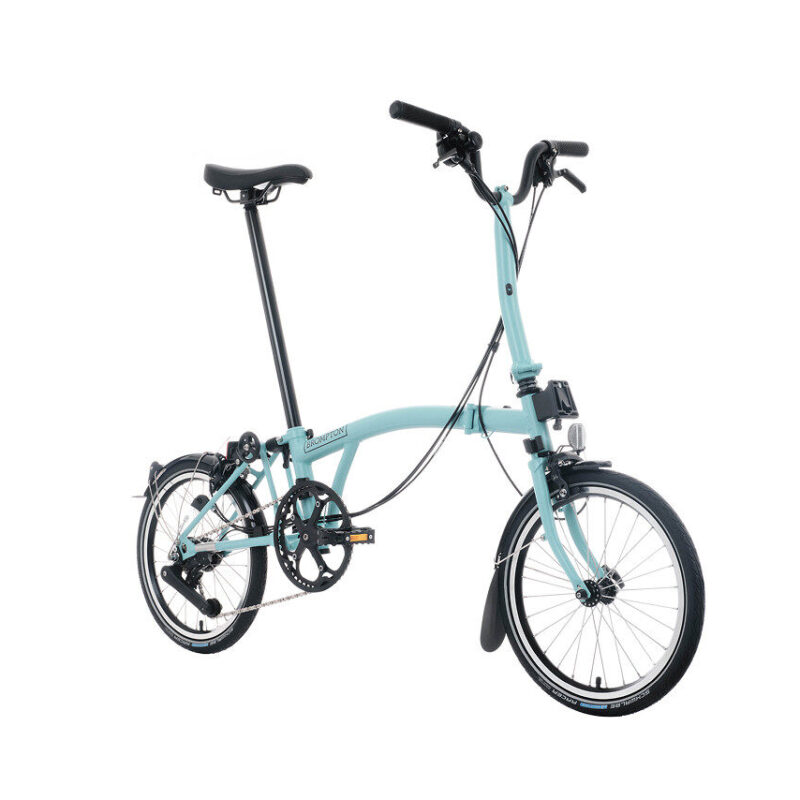 Brompton C Line 12-Speed Folding Bike - Turkish Green, Mid Handlebars 10 Brompton C Line 12-Speed Folding Bike - Turkish Green, Mid Handlebars 2