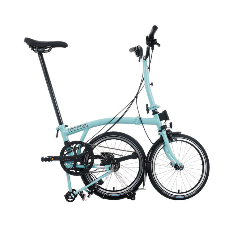 Brompton C Line 12-Speed Folding Bike - Turkish Green, Mid Handlebars 11 Brompton C Line 12-Speed Folding Bike - Turkish Green, Mid Handlebars 3