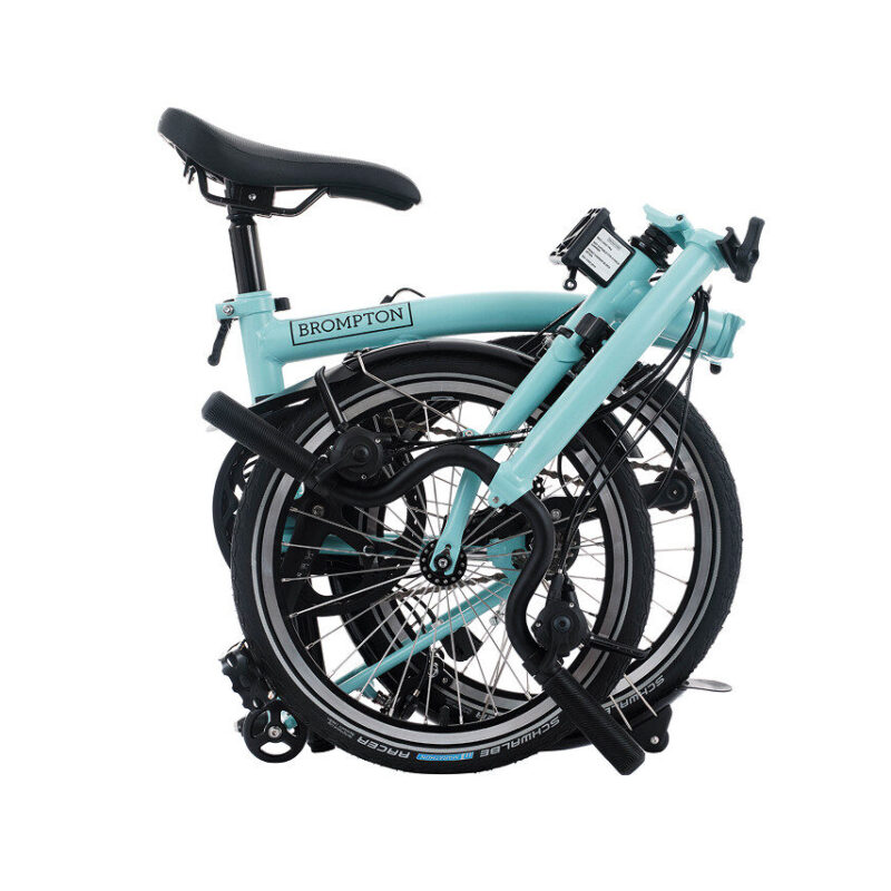 Brompton C Line 12-Speed Folding Bike - Turkish Green, Mid Handlebars 12 Brompton C Line 12-Speed Folding Bike - Turkish Green, Mid Handlebars 4