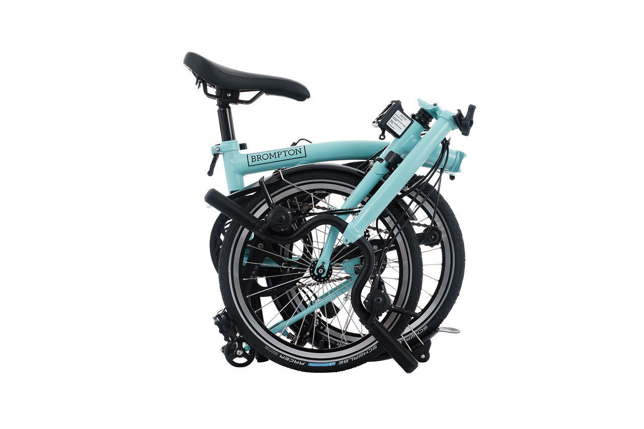 Brompton C Line 12-Speed Folding Bike - Turkish Green, Mid Handlebars 5 Brompton C Line 12-Speed Folding Bike - Turkish Green, Mid Handlebars - Image 5