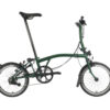 Brompton C Line 2-Speed Folding Bike - Racing Green, Low Handlebars