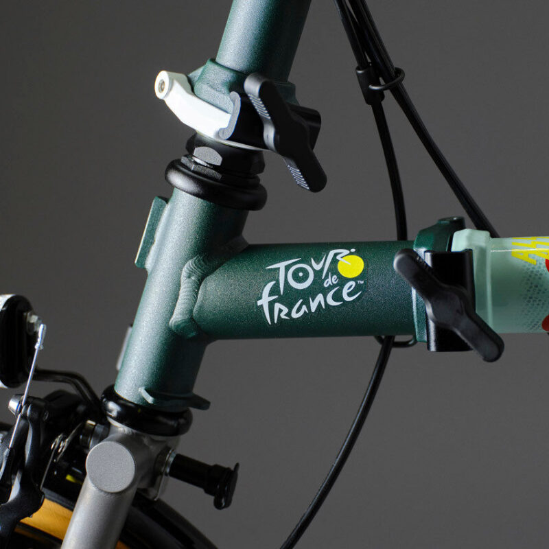 Brompton x Tour de France P Line 12-Speed Folding Bike - Sprinters Light Green, Low Handlebars 16 Brompton x Tour de France P Line 12-Speed Folding Bike - Sprinters Light Green, Low Handlebars 7