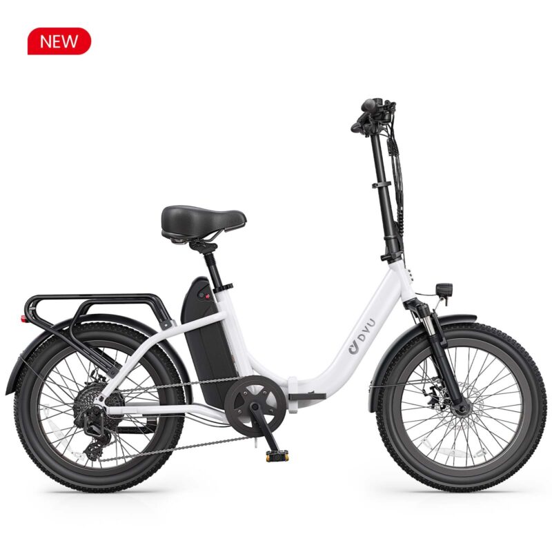 Alternative view of DYU C9 20 Inch Long‑Range Foldable E‑Bike – 48 V 15.6Ah Battery, Up to 150 km Range