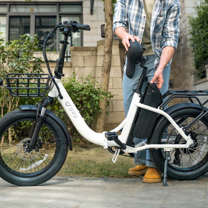 DYU C9 20 Inch Long‑Range Foldable E‑Bike – 48 V 15.6Ah Battery, Up to 150 km Range 12